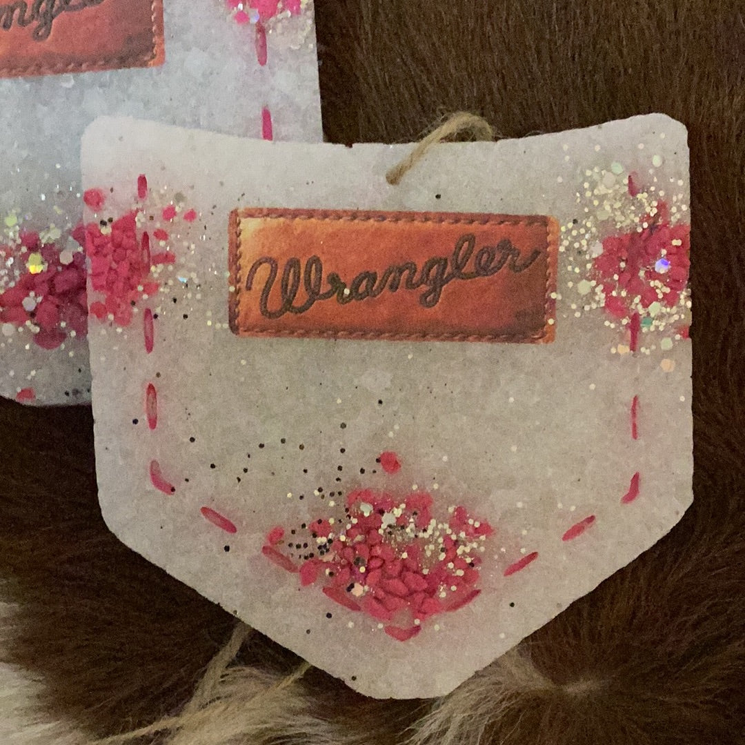 Pink wrangler freshie