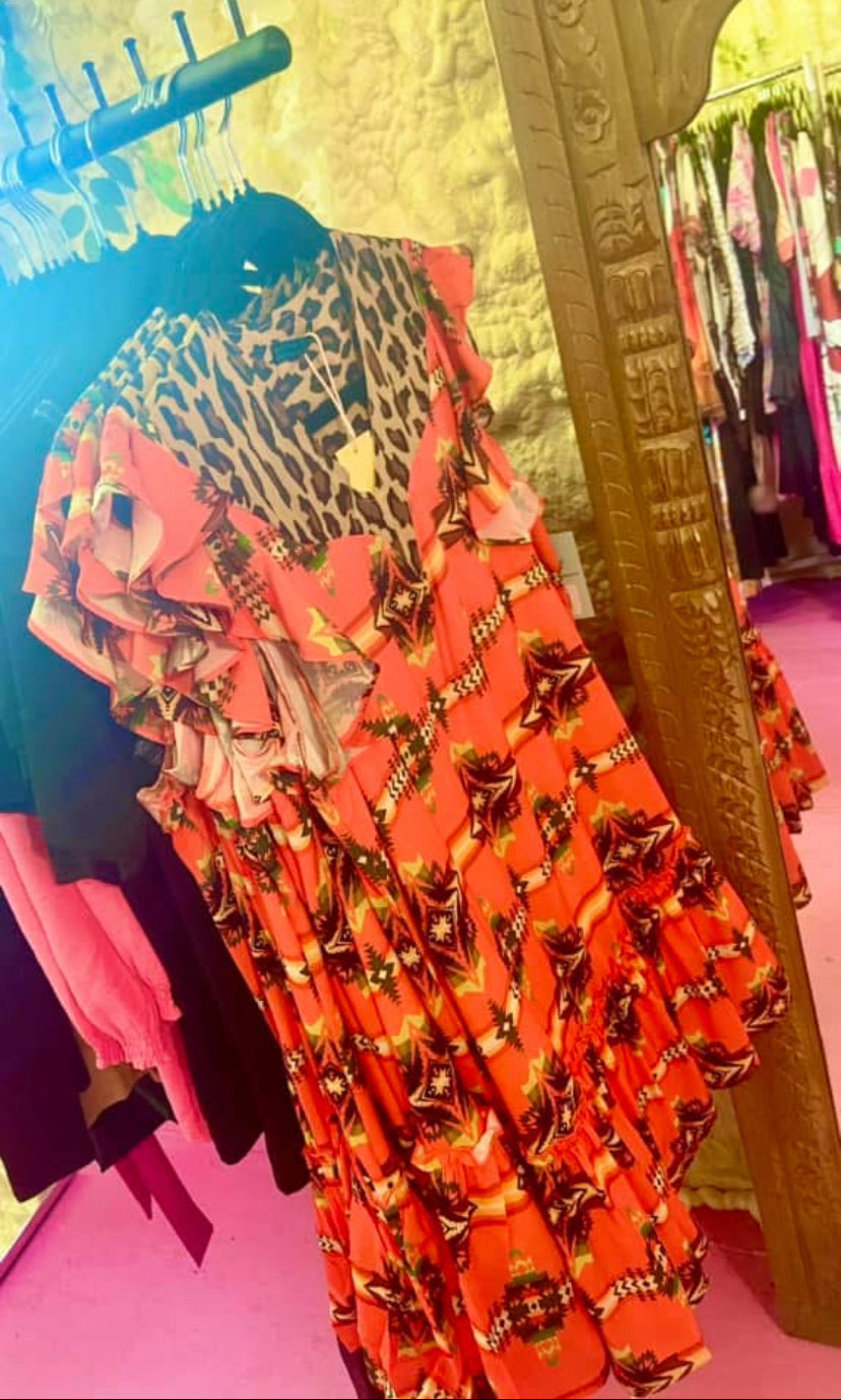 Orange dress