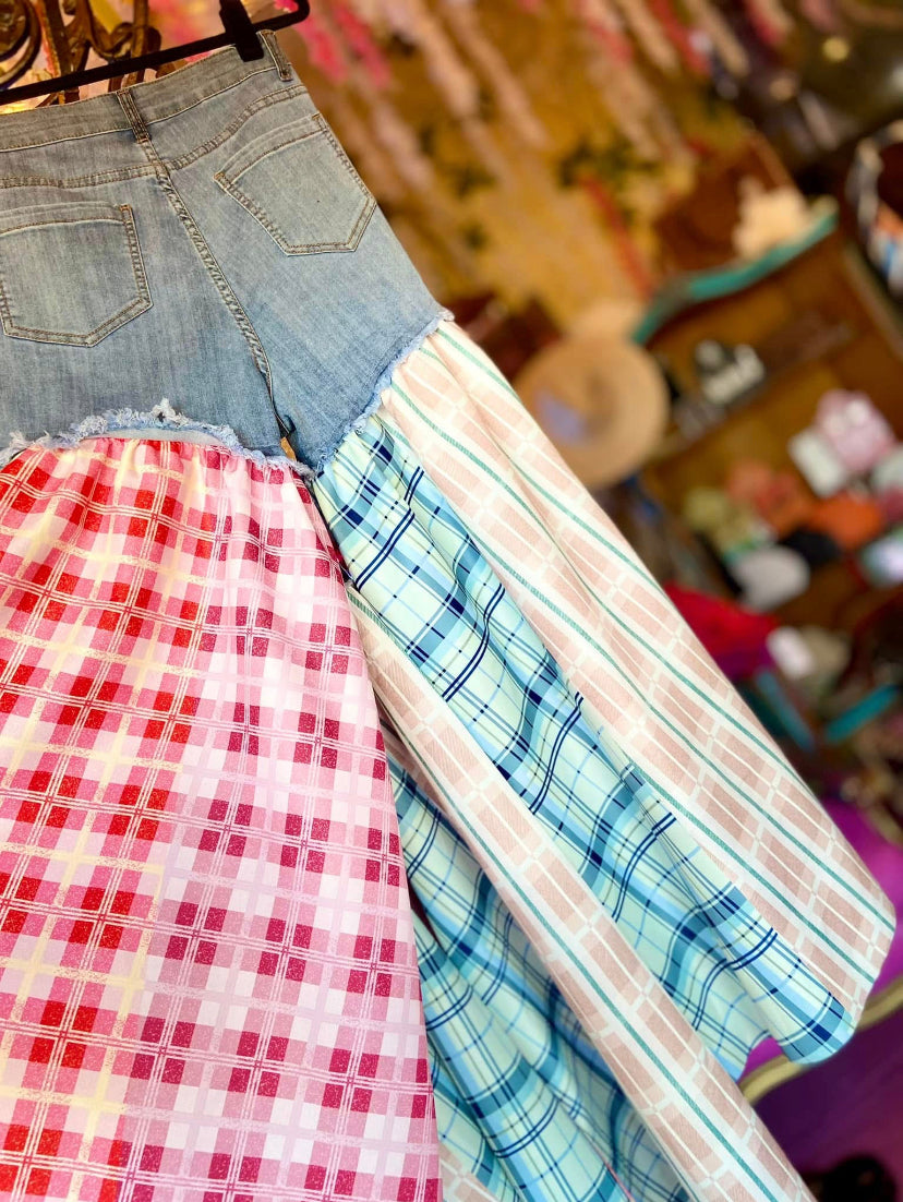Flair Patchwork Pants