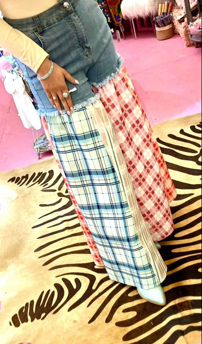 Flair Patchwork Pants