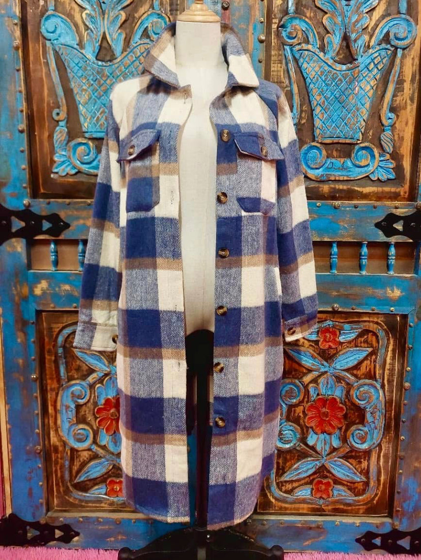 Long Flannel Shacket