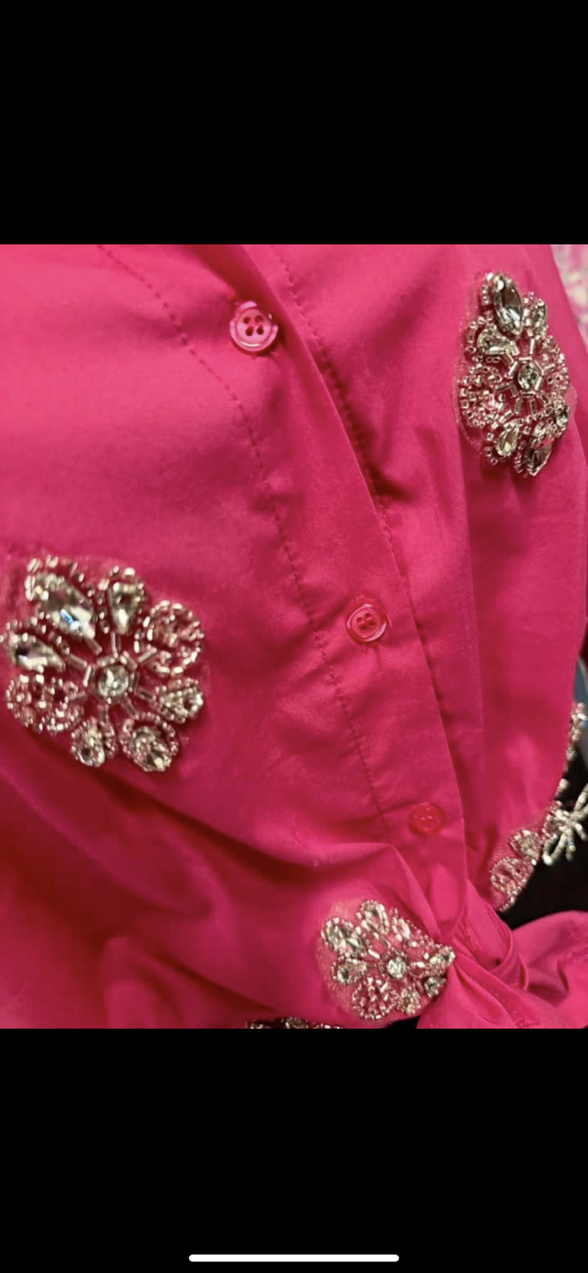 Pink Bling Blouse