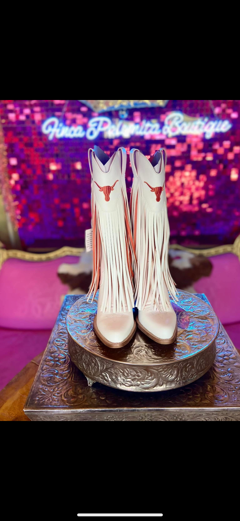 UT Fringe Boots