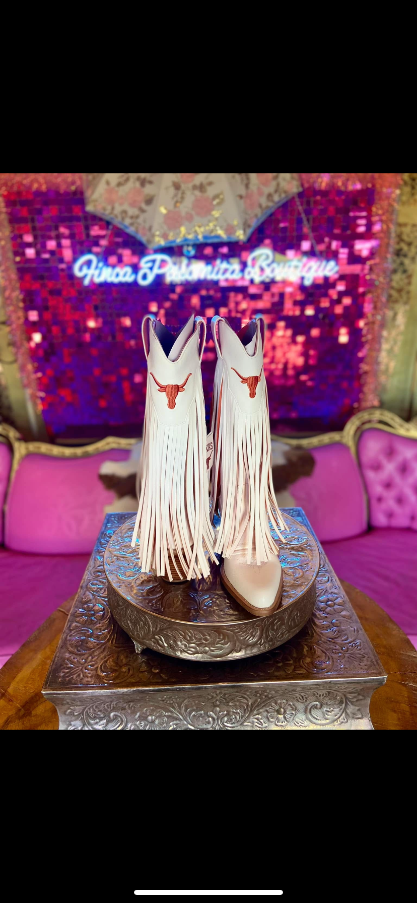 UT Fringe Boots