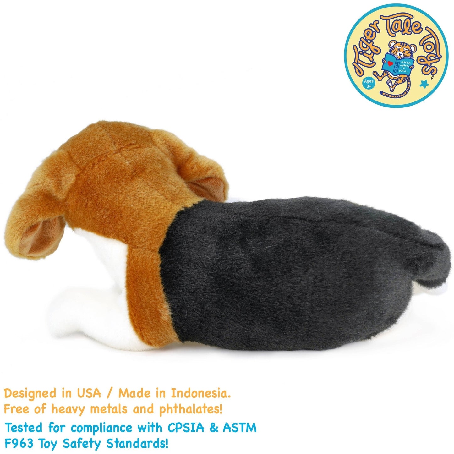 Burkham The Beagle | 14 Inch Stuffed Animal Plush