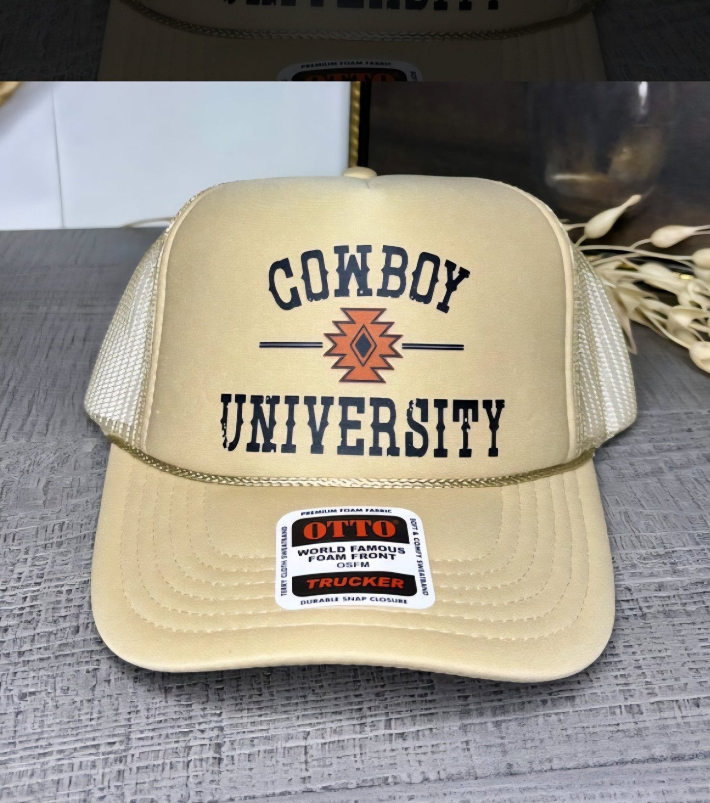 Cowboy University Trucker Hat
