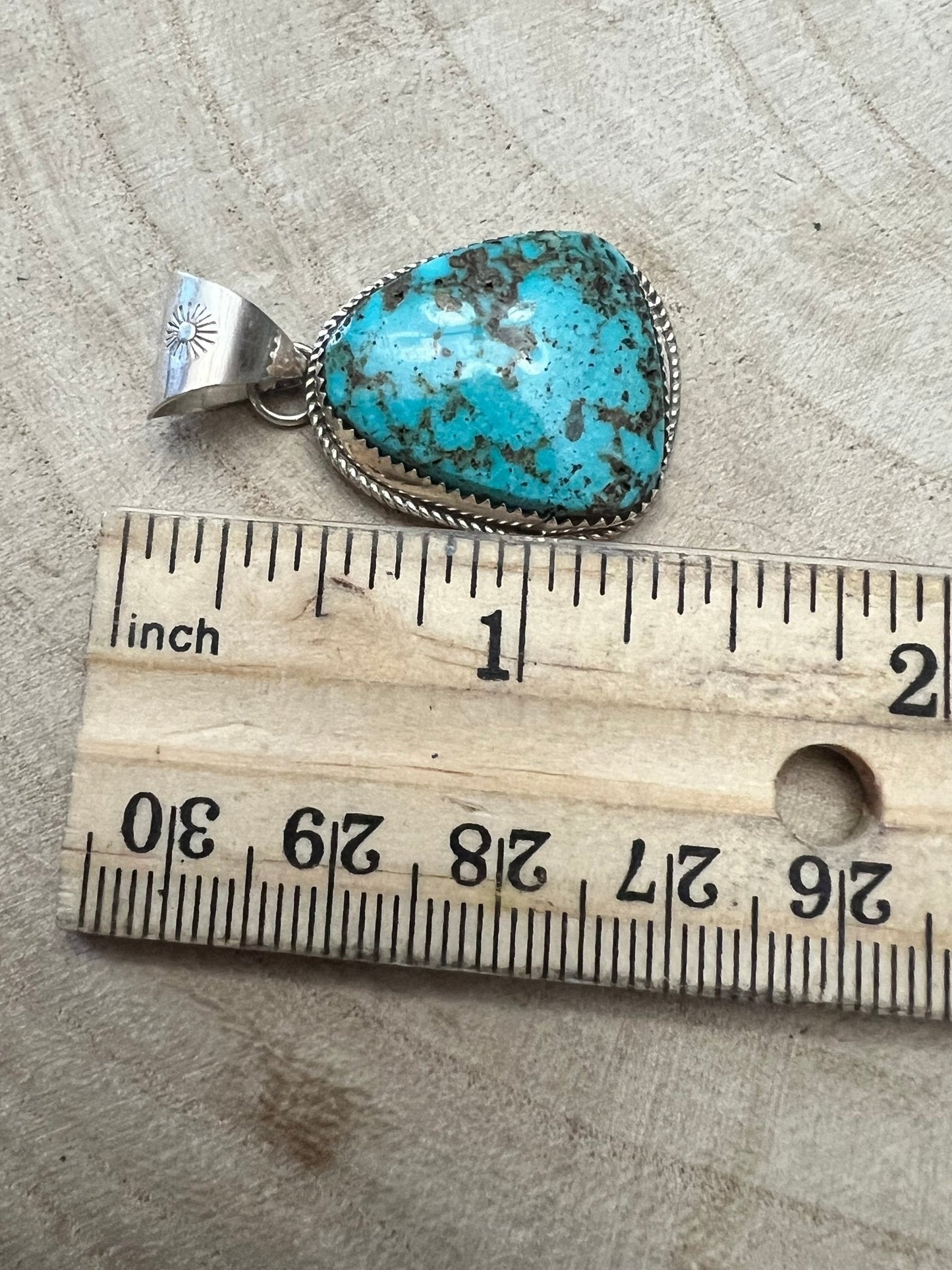 Ernest Hawthorne Turquoise & Sterling Silver Pendant