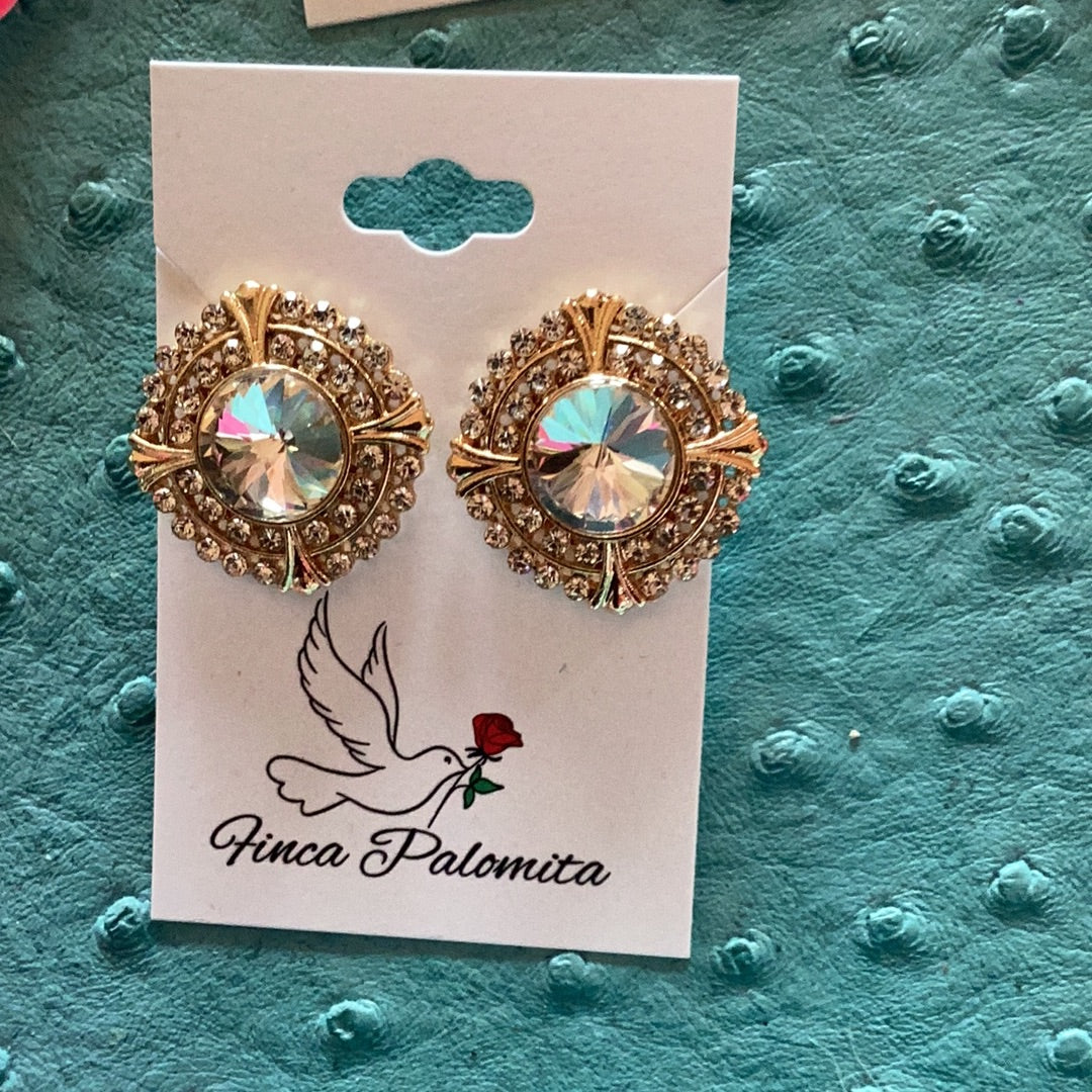 Bling stud earrings