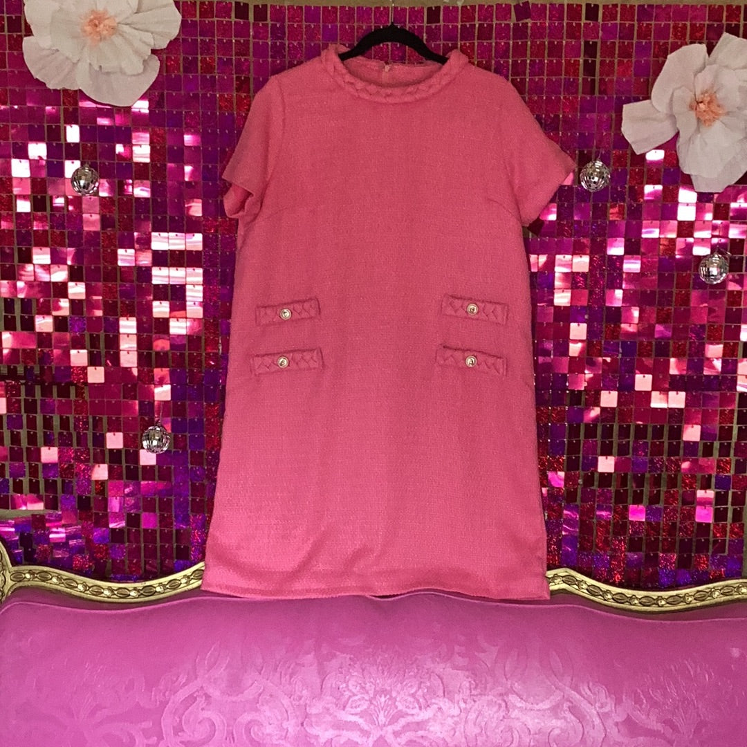 Pink Jackie O dress size XL