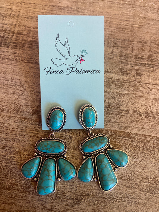 Turquoise earrings