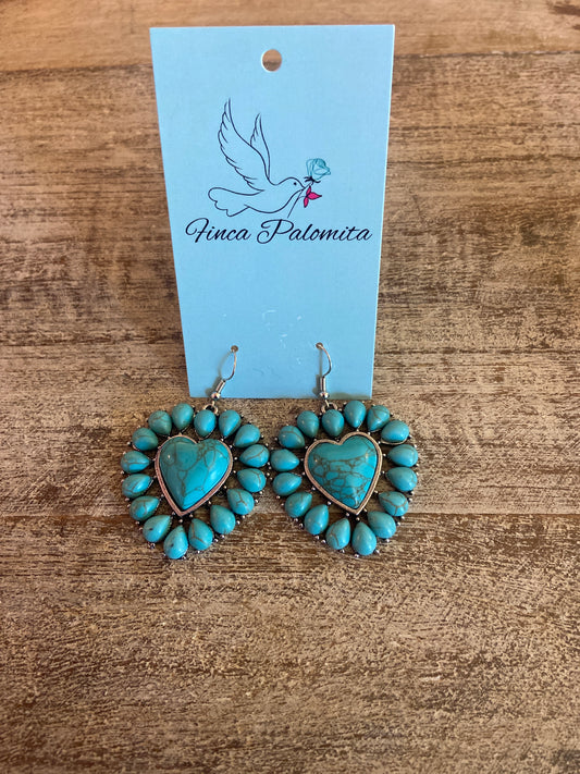 Turquoise earrings