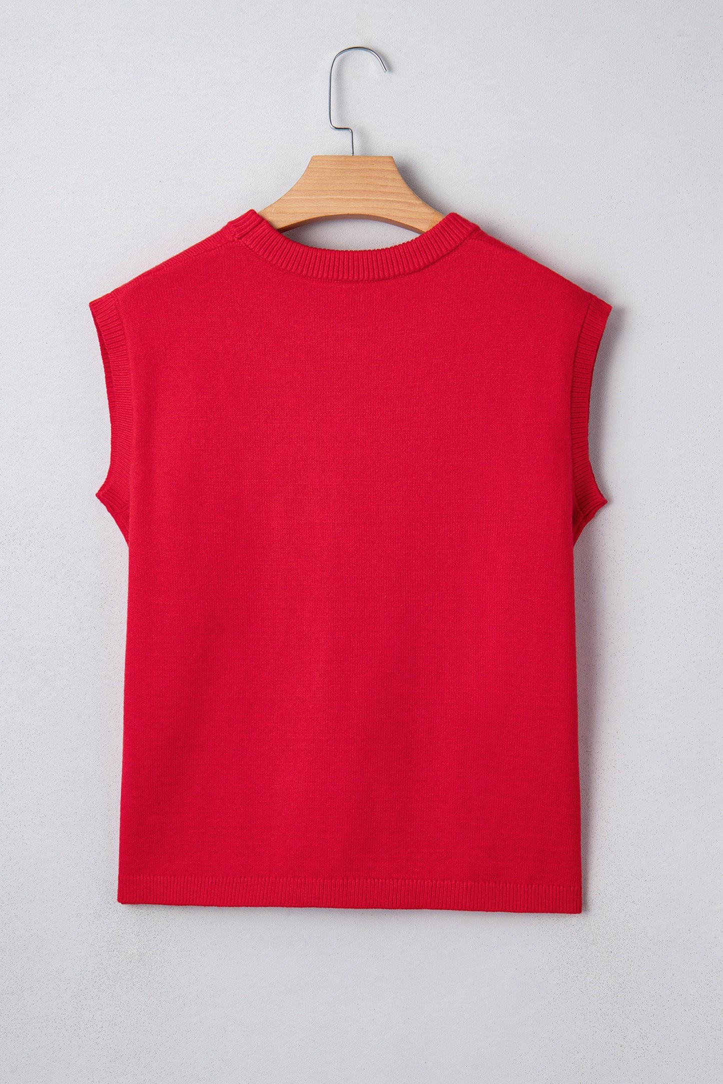 YEEHAW Embroidered Letter Short Sleeve Sweater