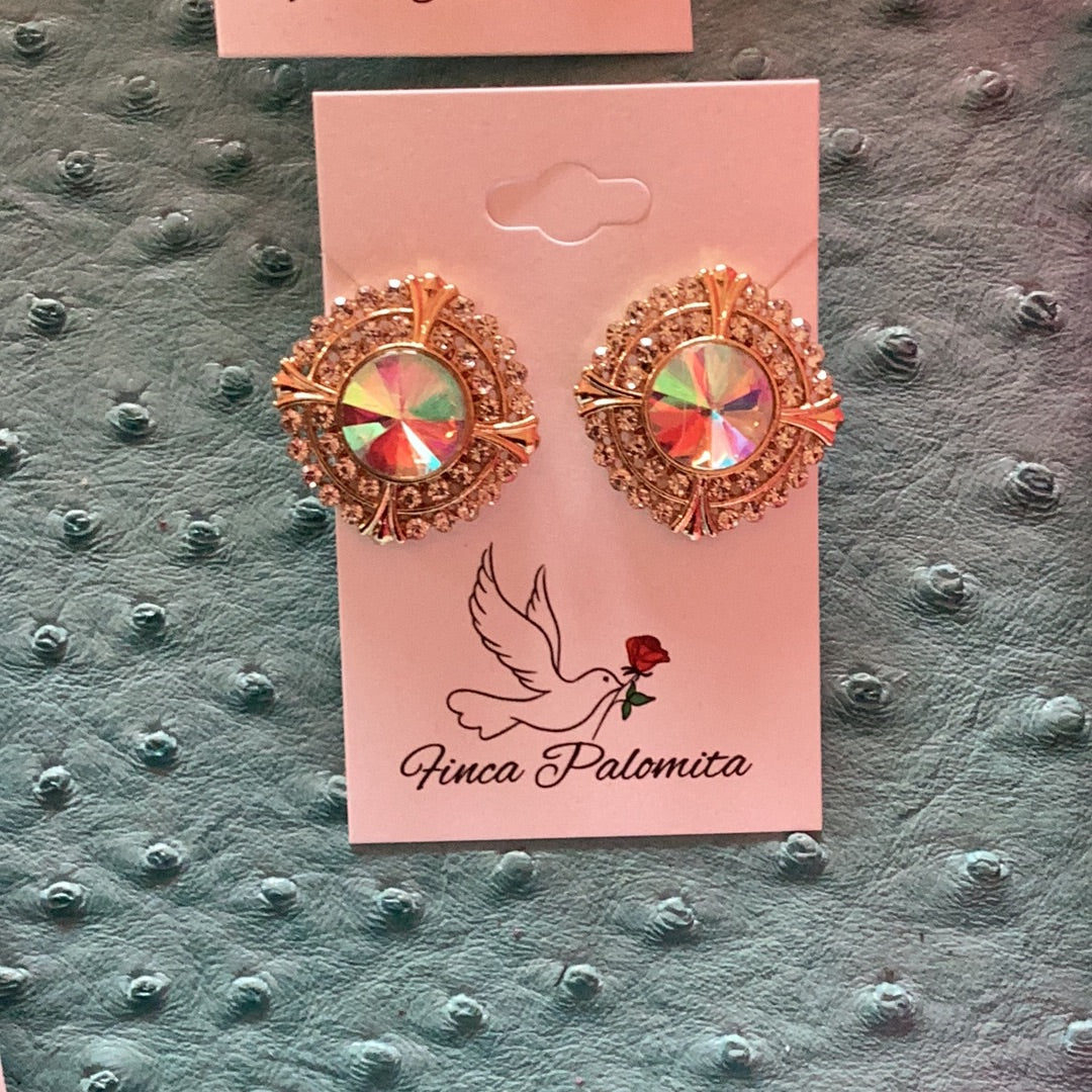 Bling stud earrings