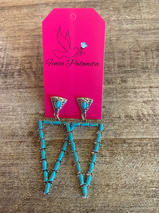 Turquoise earrings