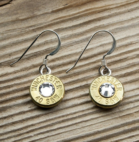 Simply Dangle Bullet Earrings, Custom, Surgical Steel Earwires