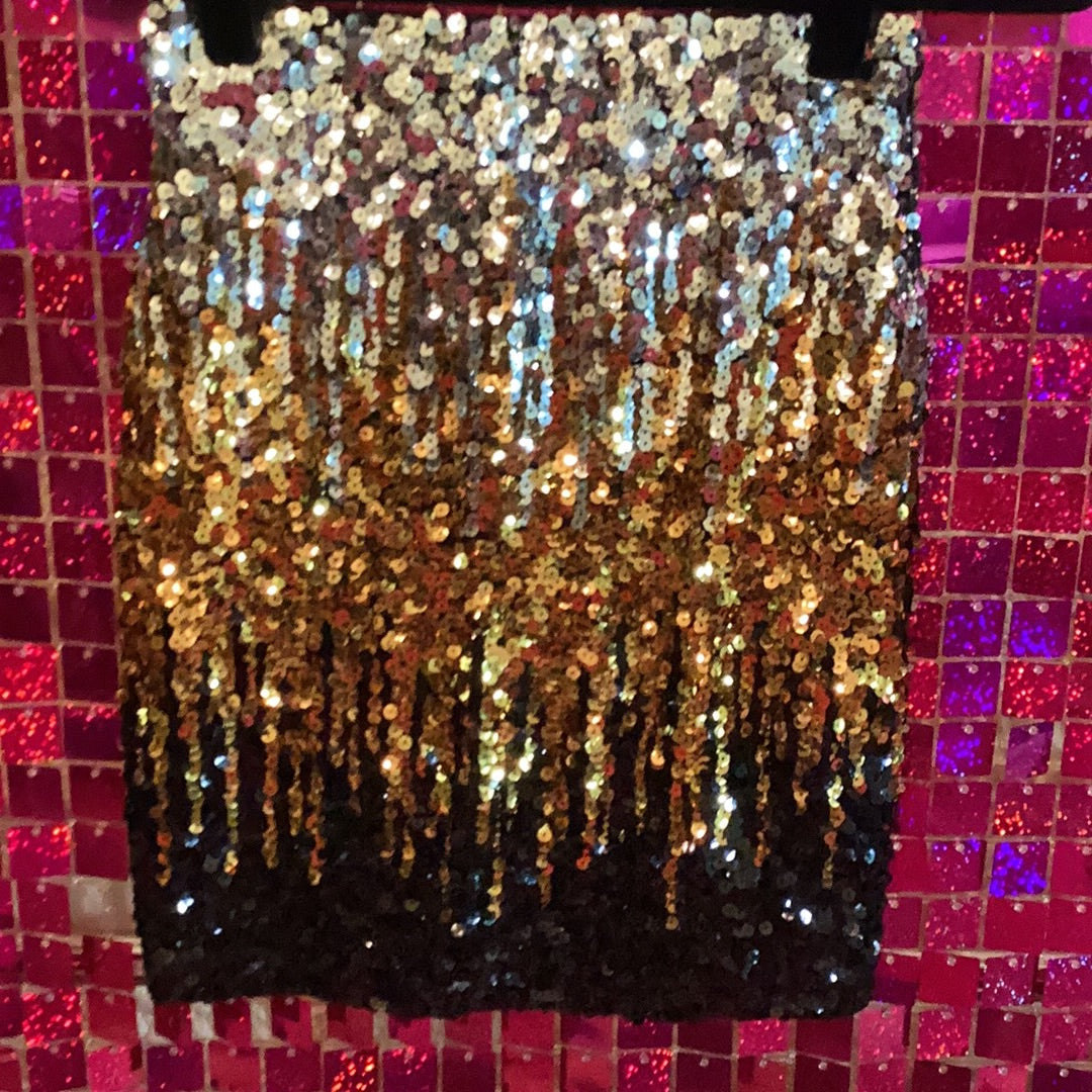 Sequin ombré skirt size small