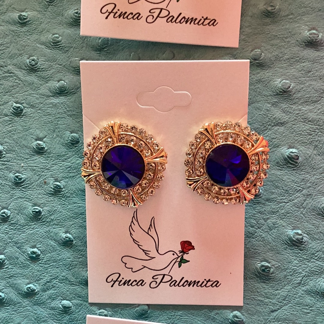 Bling stud earrings