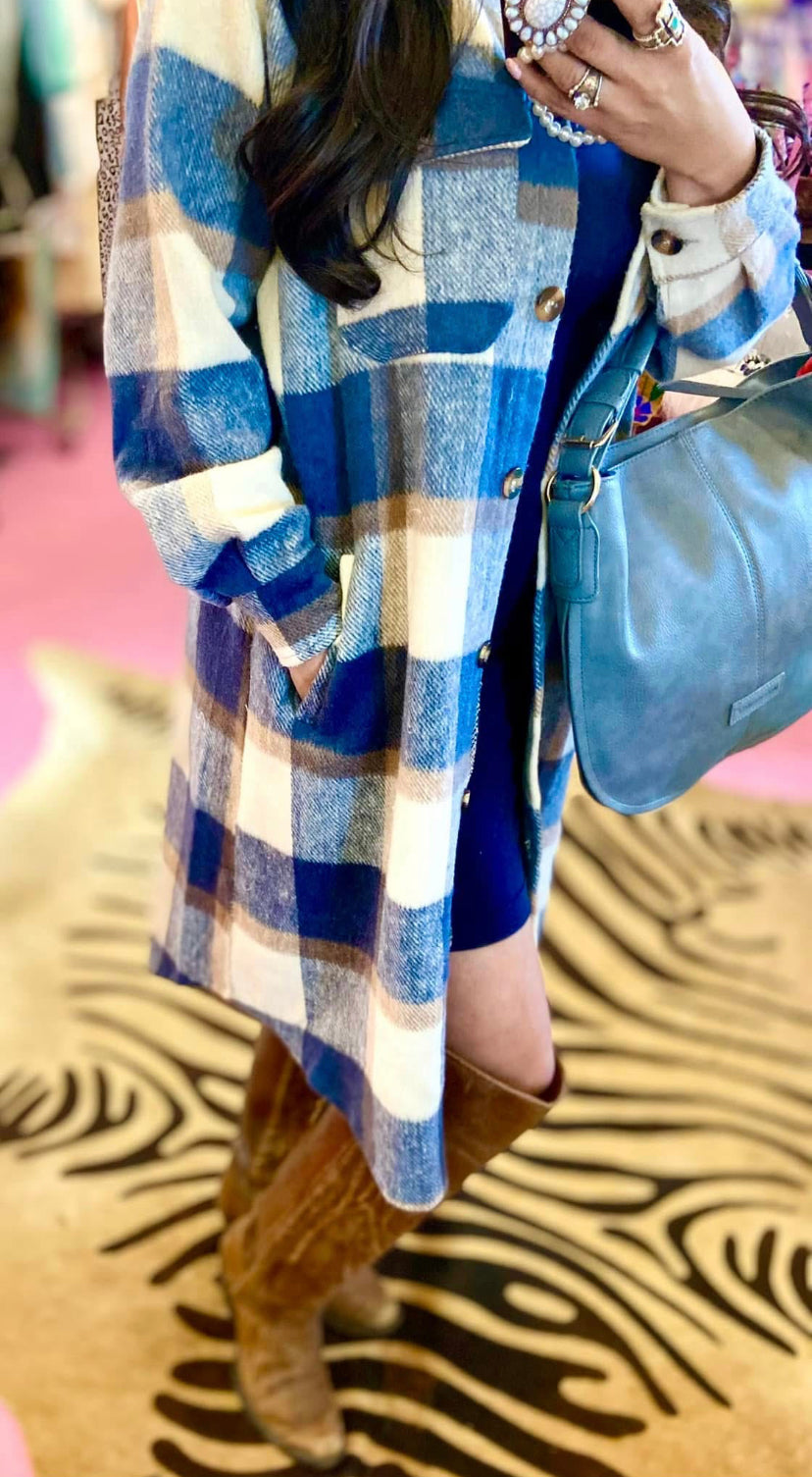 Long Flannel Shacket