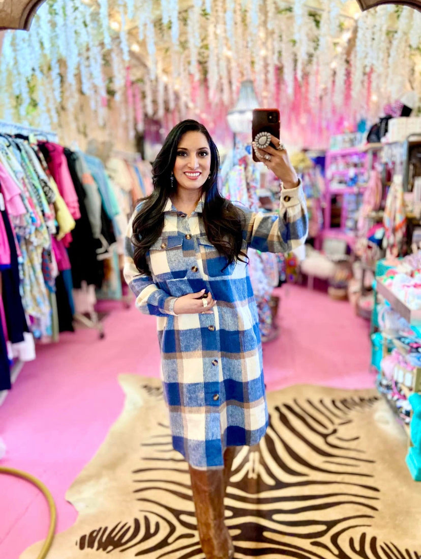 Long Flannel Shacket