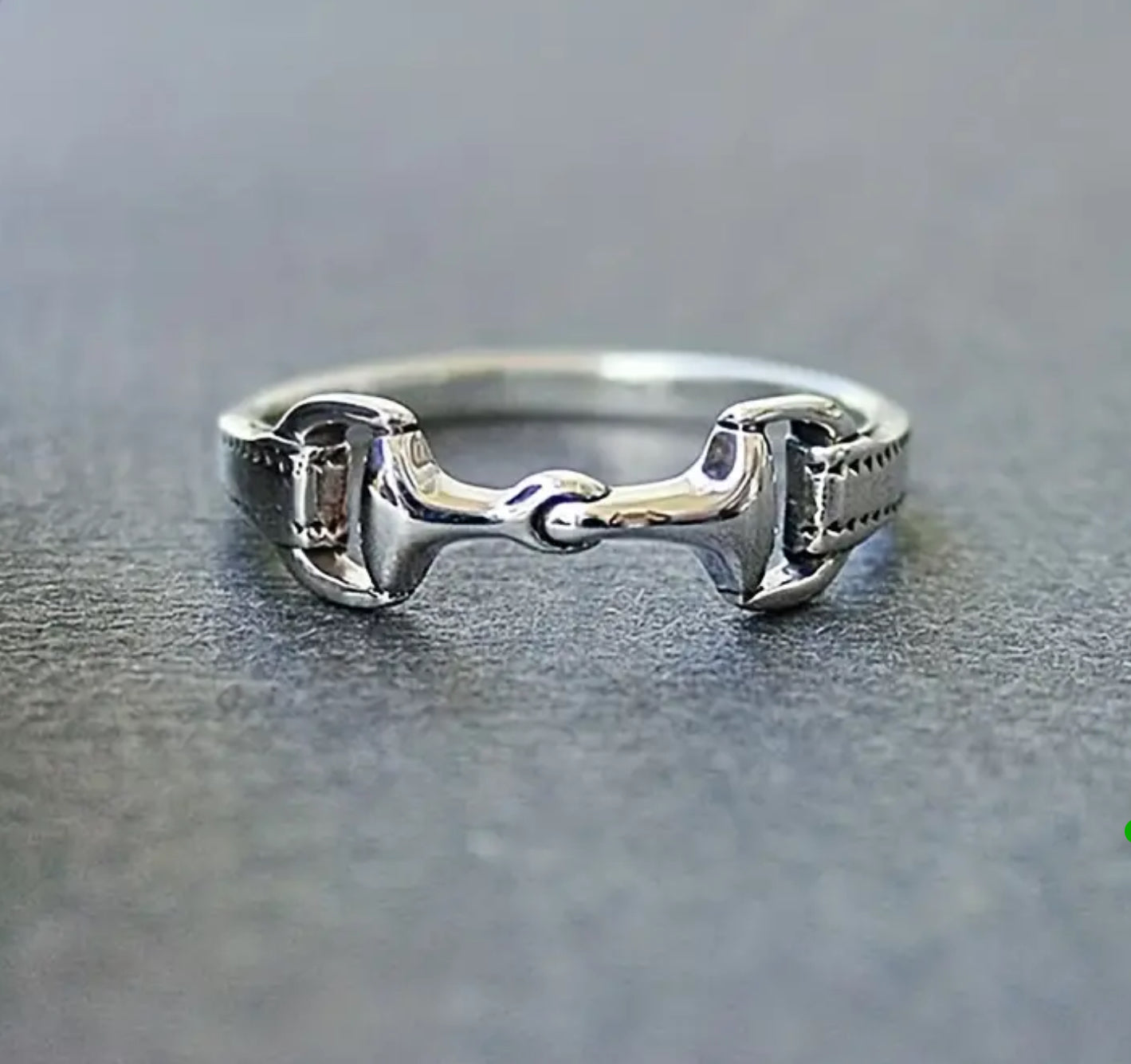 Horse bit ring