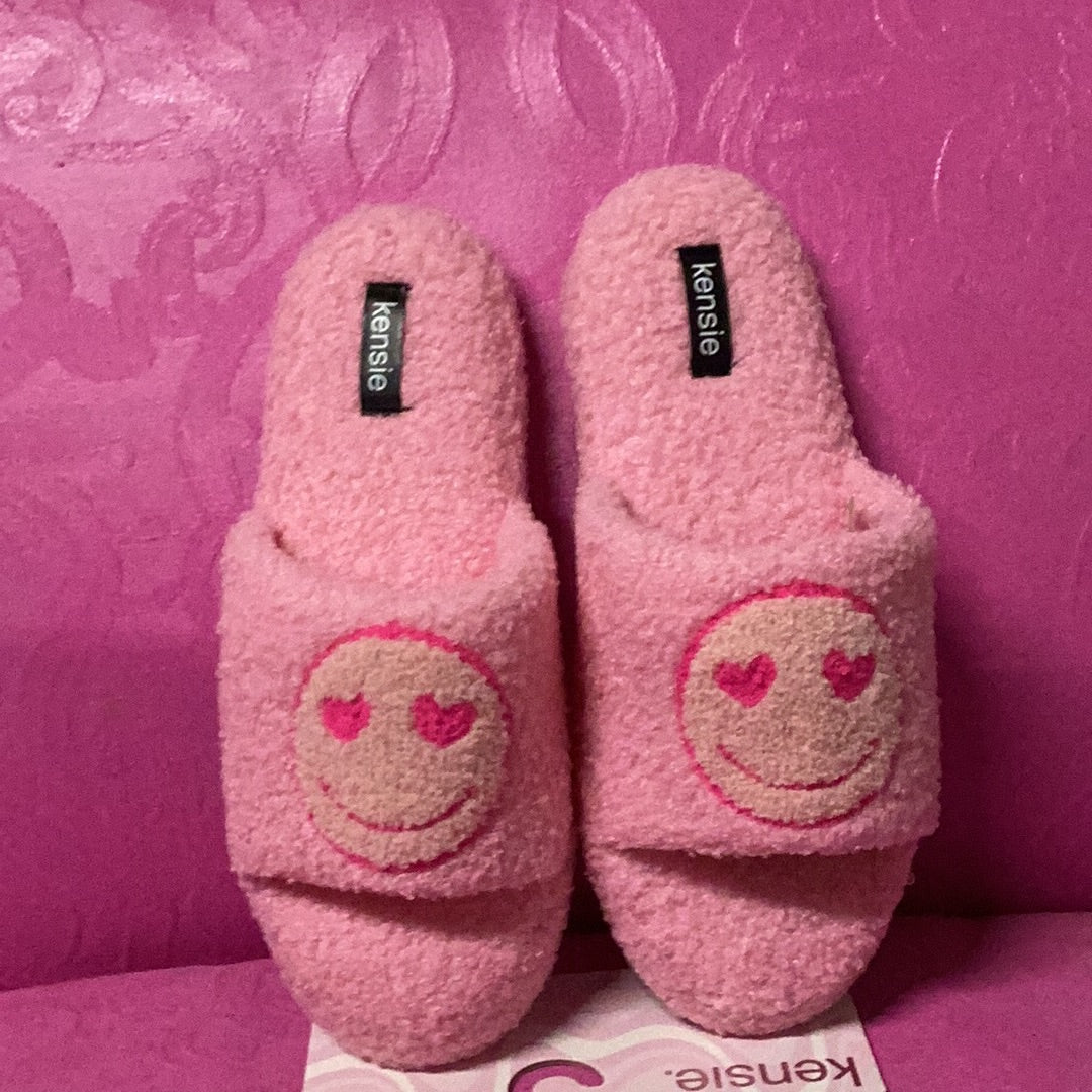 Smiley face slippers