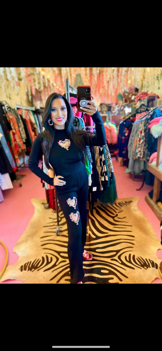 Heart cut out 2 piece