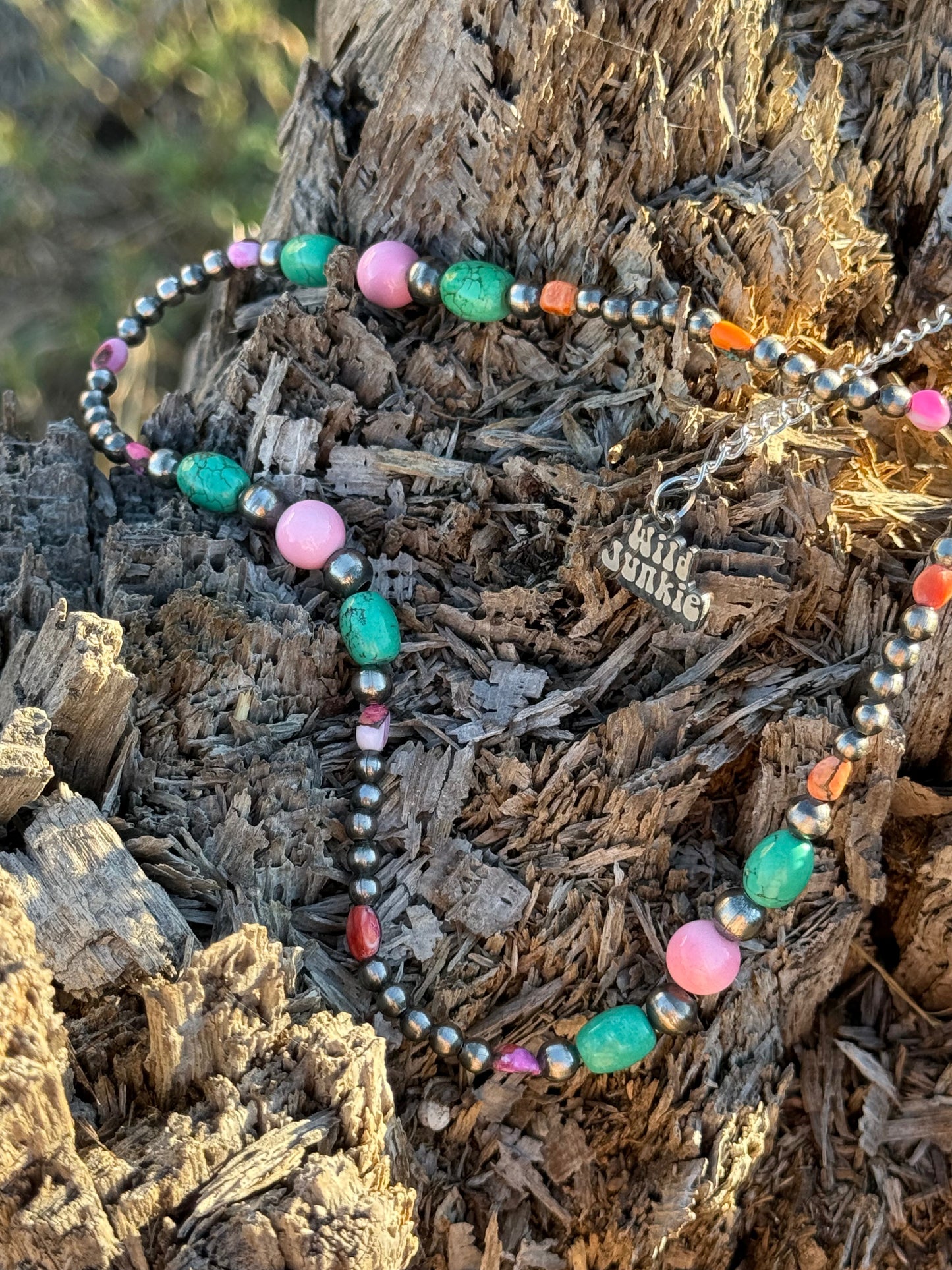Sterling Silver Sweet Serenity Beaded Necklace