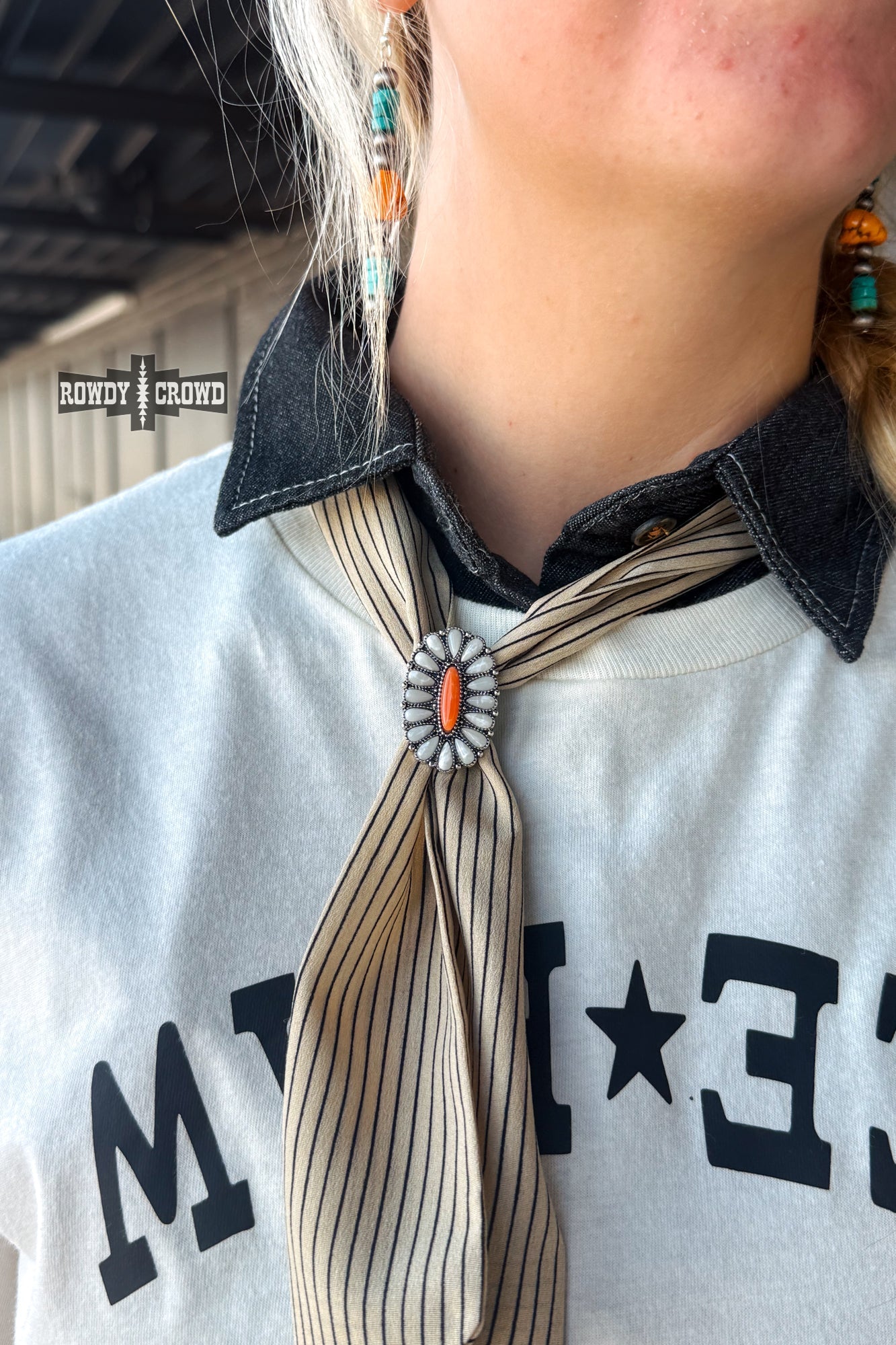 Sunset Cowboy Scarf Slide