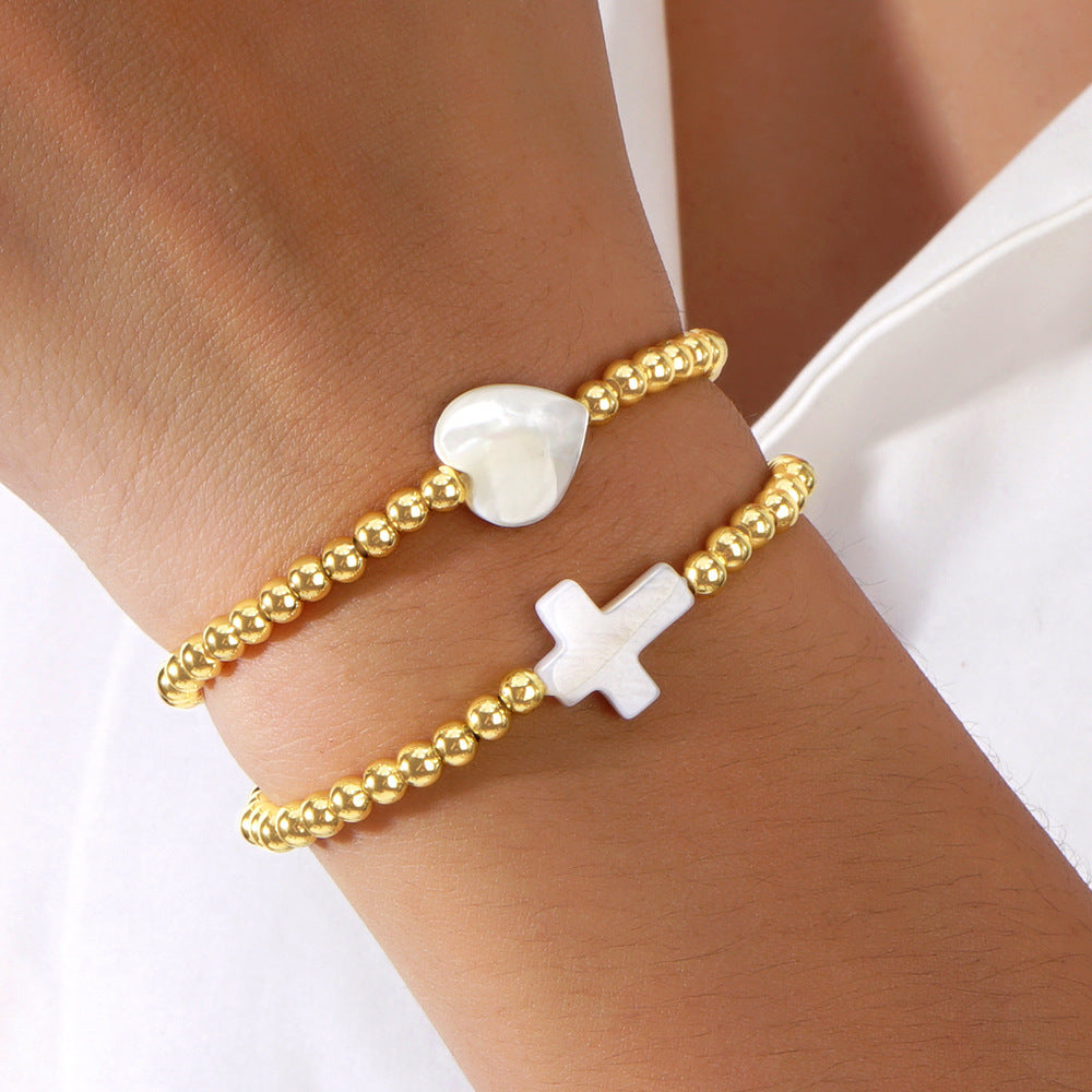 Beaded Bracelet Strand Stretch Women