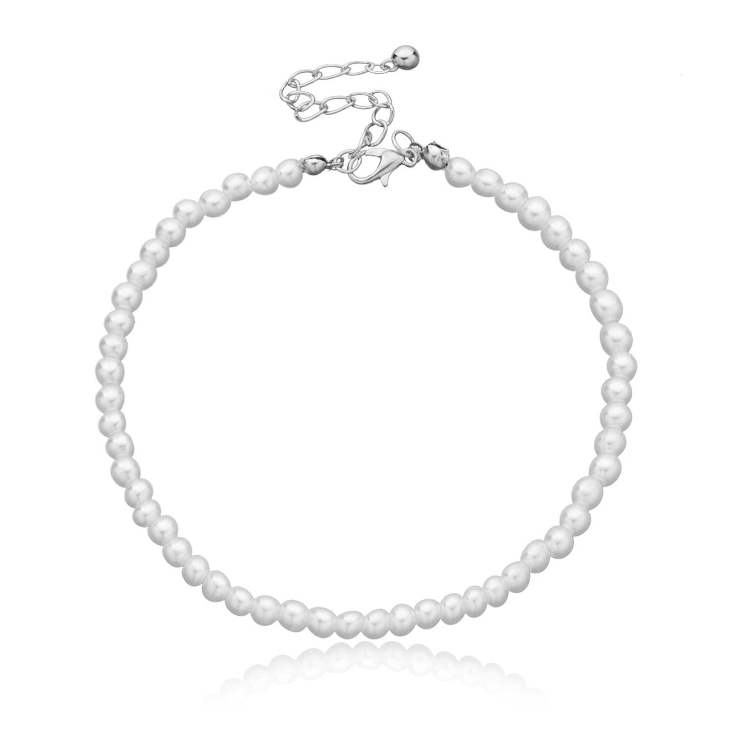 Pearl Chain Anklet Jewelry