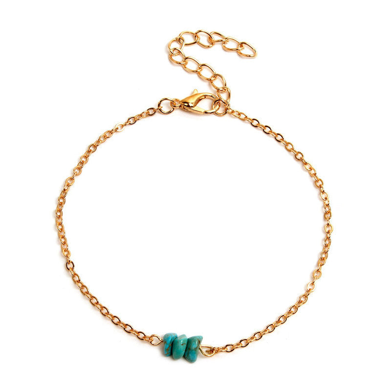 Nature Stone Charm Handmade Bracelet