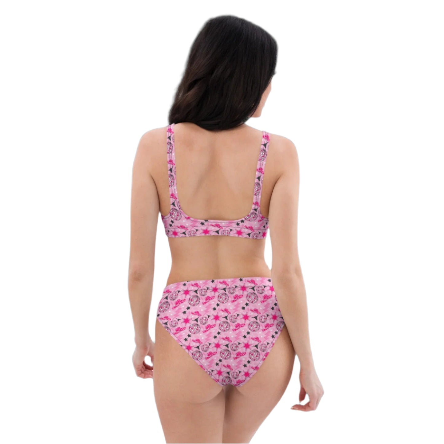 Disco Cowgirl High-Waisted Bikini Set