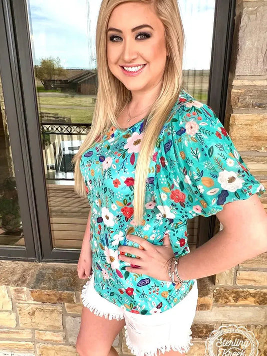 Beautiful in Bloom Top - XS remaining