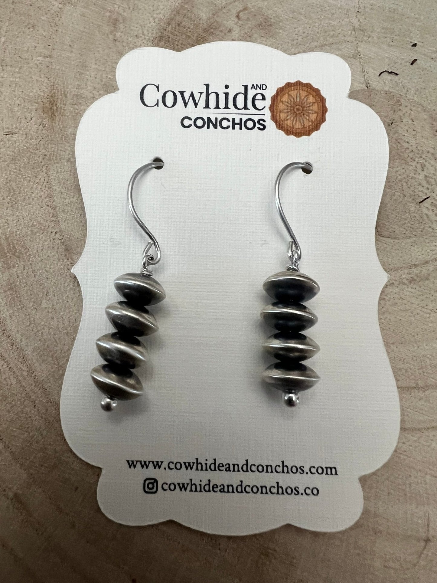 Bryannen Halwood Sterling Silver Navajo Pearl Earrings
