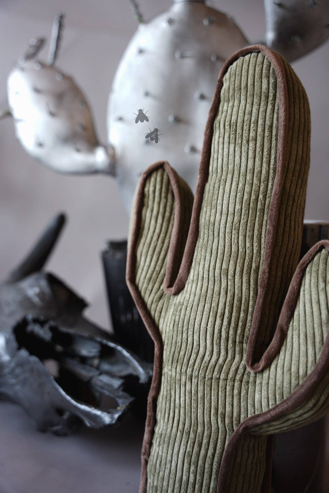 Cactus Throw Pillow - Multiple Colors Available