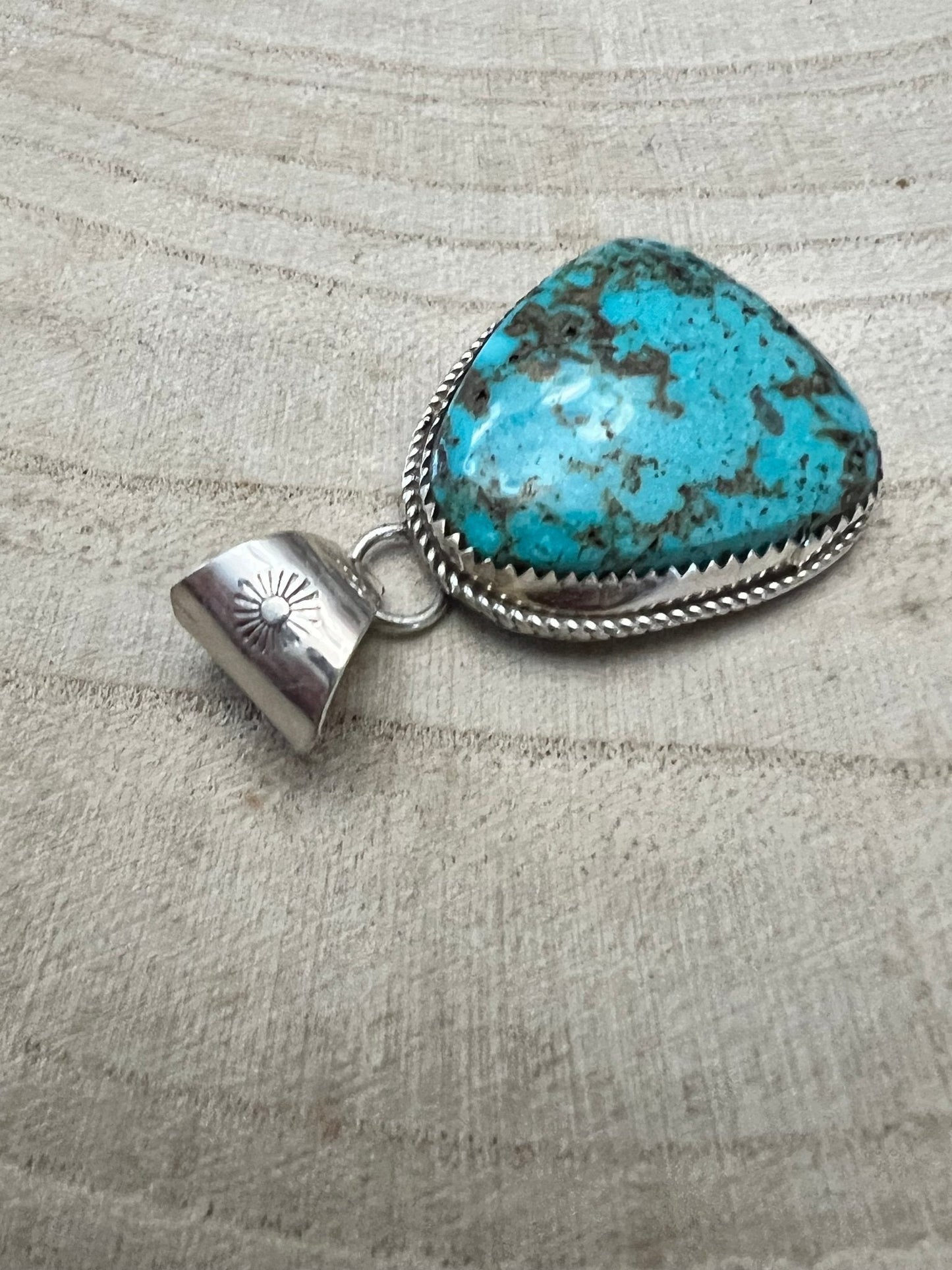 Ernest Hawthorne Turquoise & Sterling Silver Pendant
