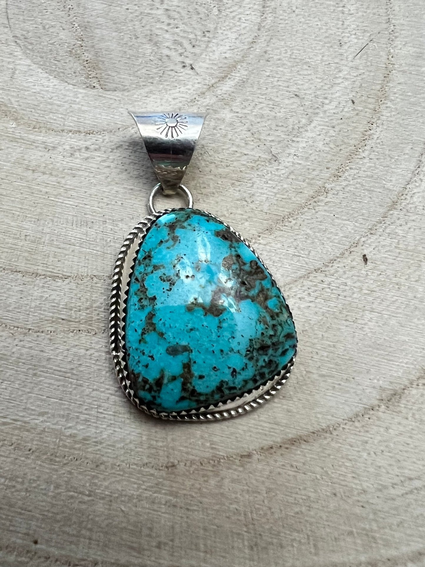 Ernest Hawthorne Turquoise & Sterling Silver Pendant