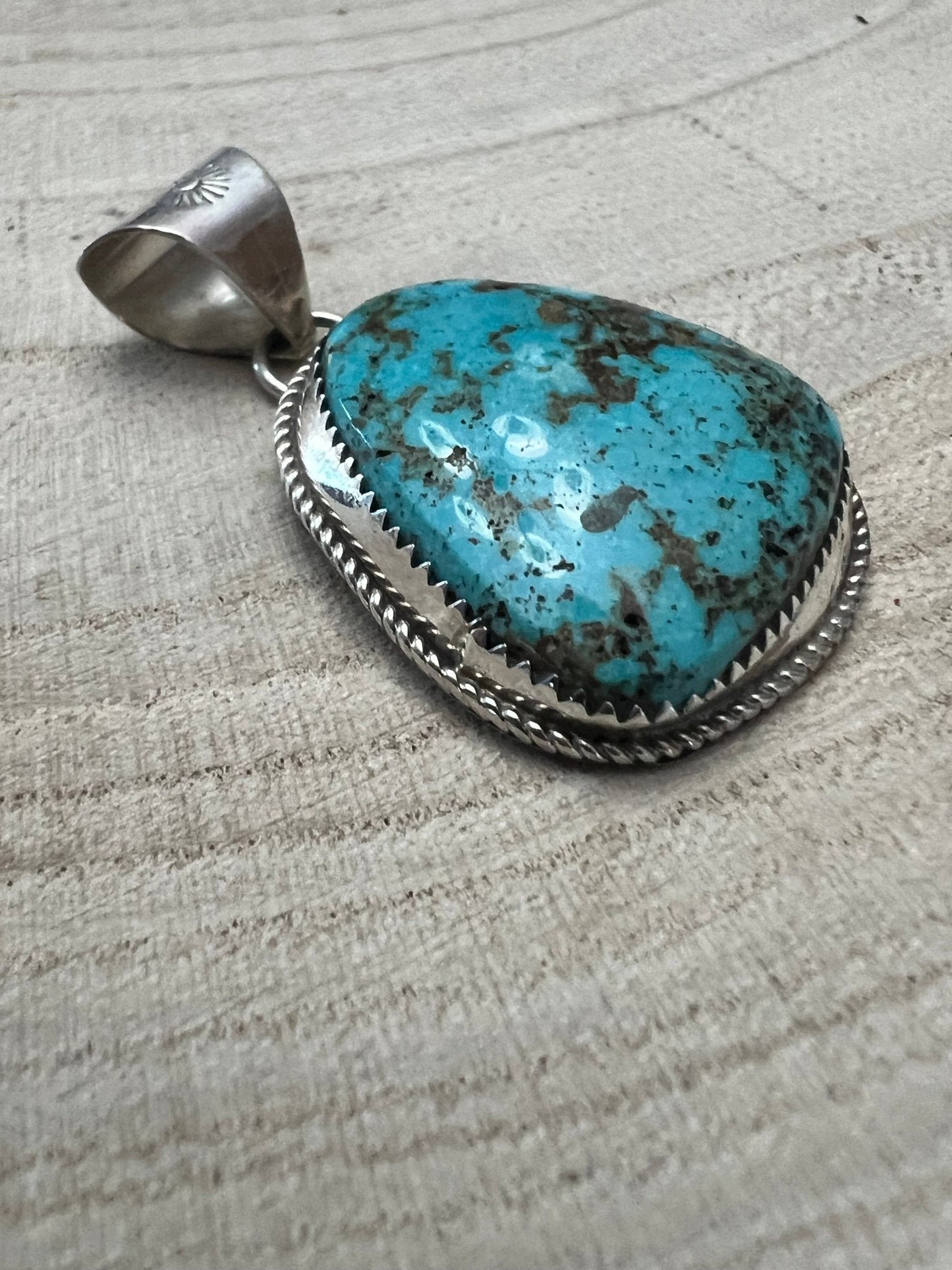 Ernest Hawthorne Turquoise & Sterling Silver Pendant