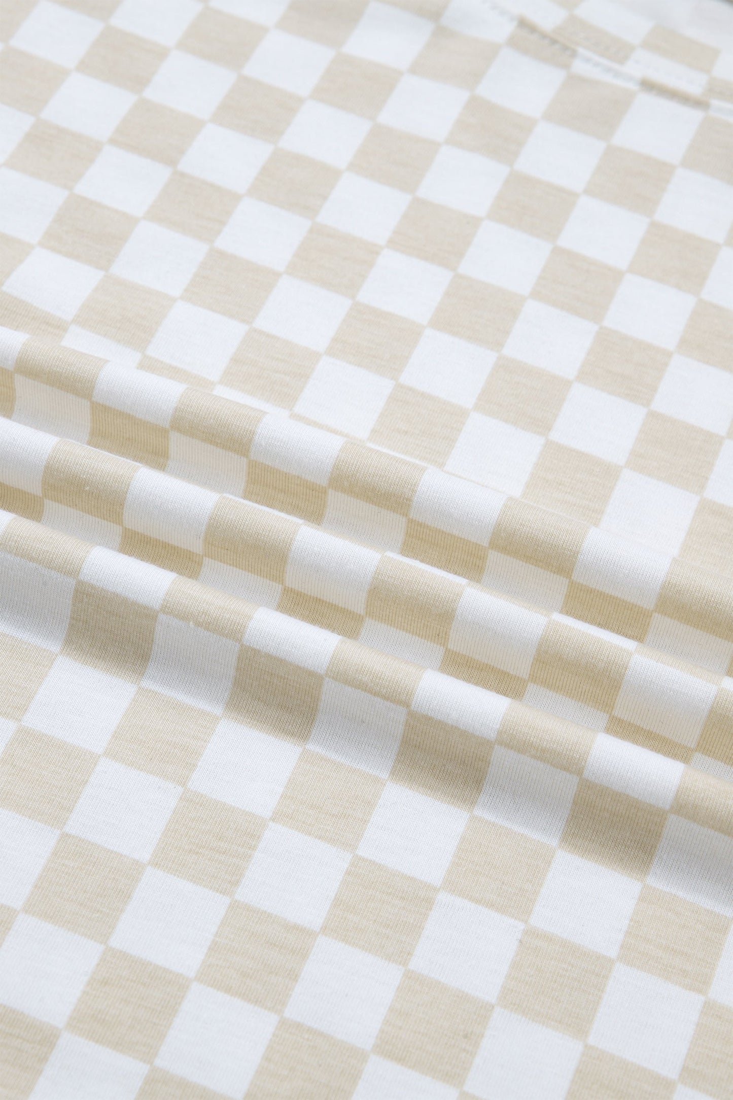 Checker Short Sleeve Tee & Lounge Pant Set