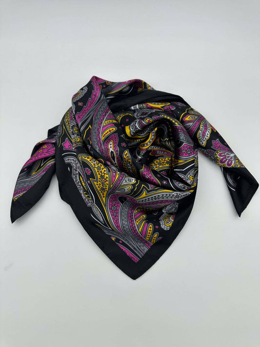 Fuchsia & Gold Bold Wild Rag