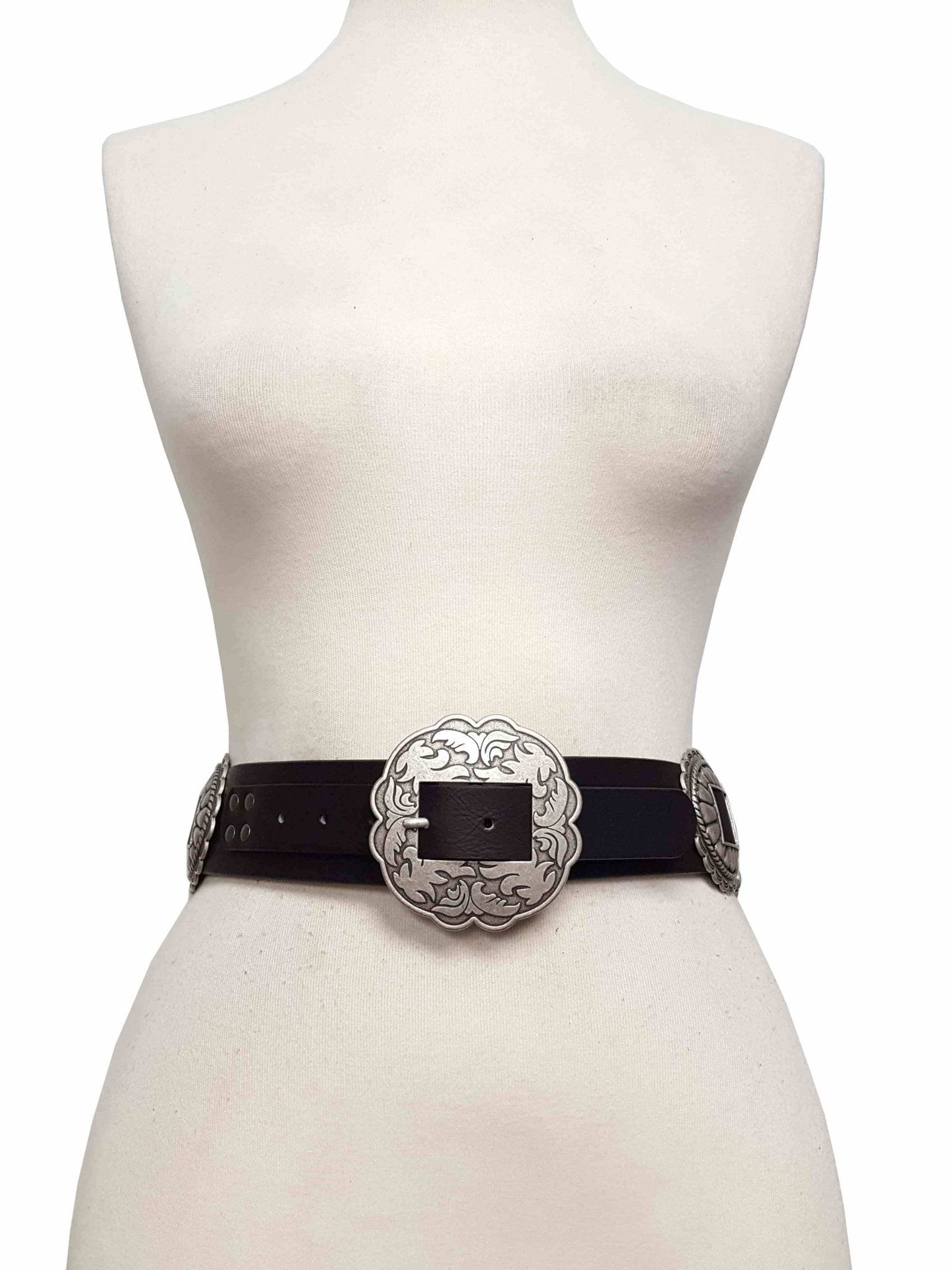 Fully Packed Concho Wide-Width Western Belt