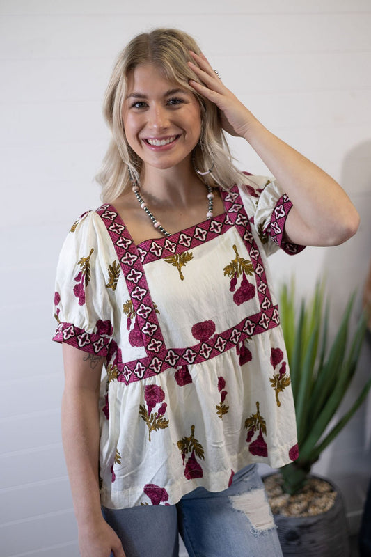 Prairie Marigold Blouse