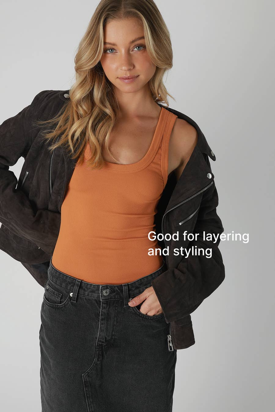 Reversible Ribbed Tank Top by Niki Biki