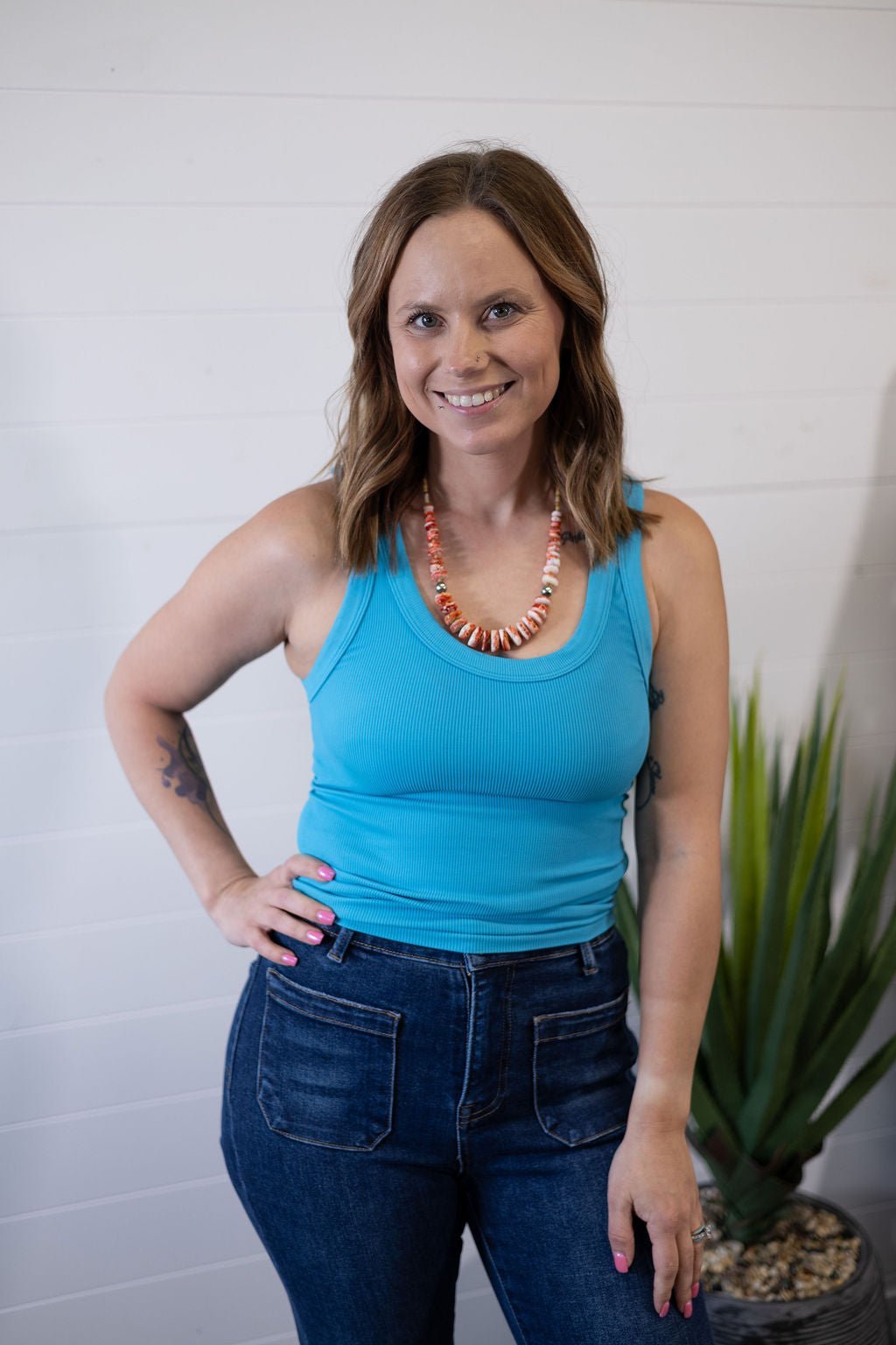 Reversible Ribbed Tank Top by Niki Biki
