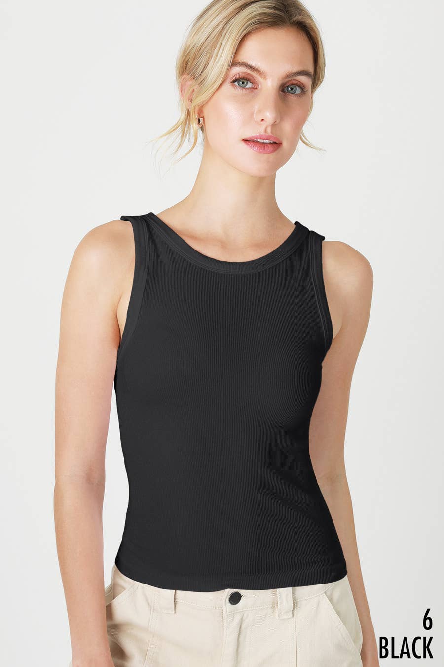 Reversible Ribbed Tank Top by Niki Biki