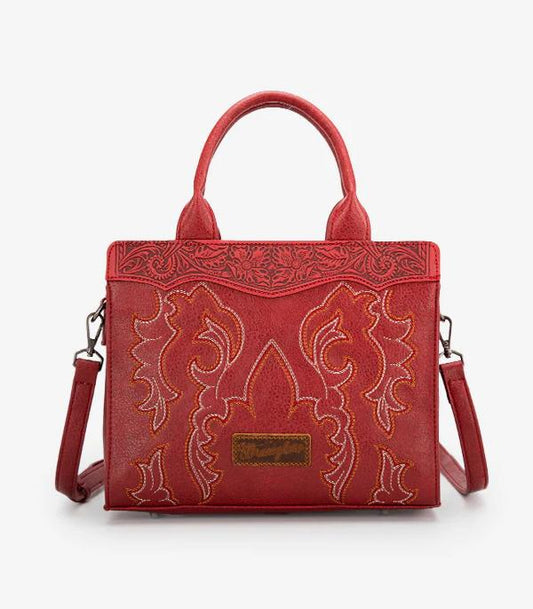 Wrangler Embroidered Tote/Crossbody